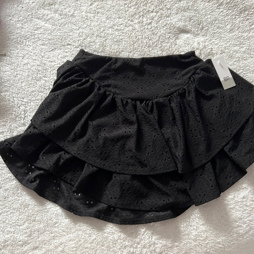 Black Eyelit Skirt NWT